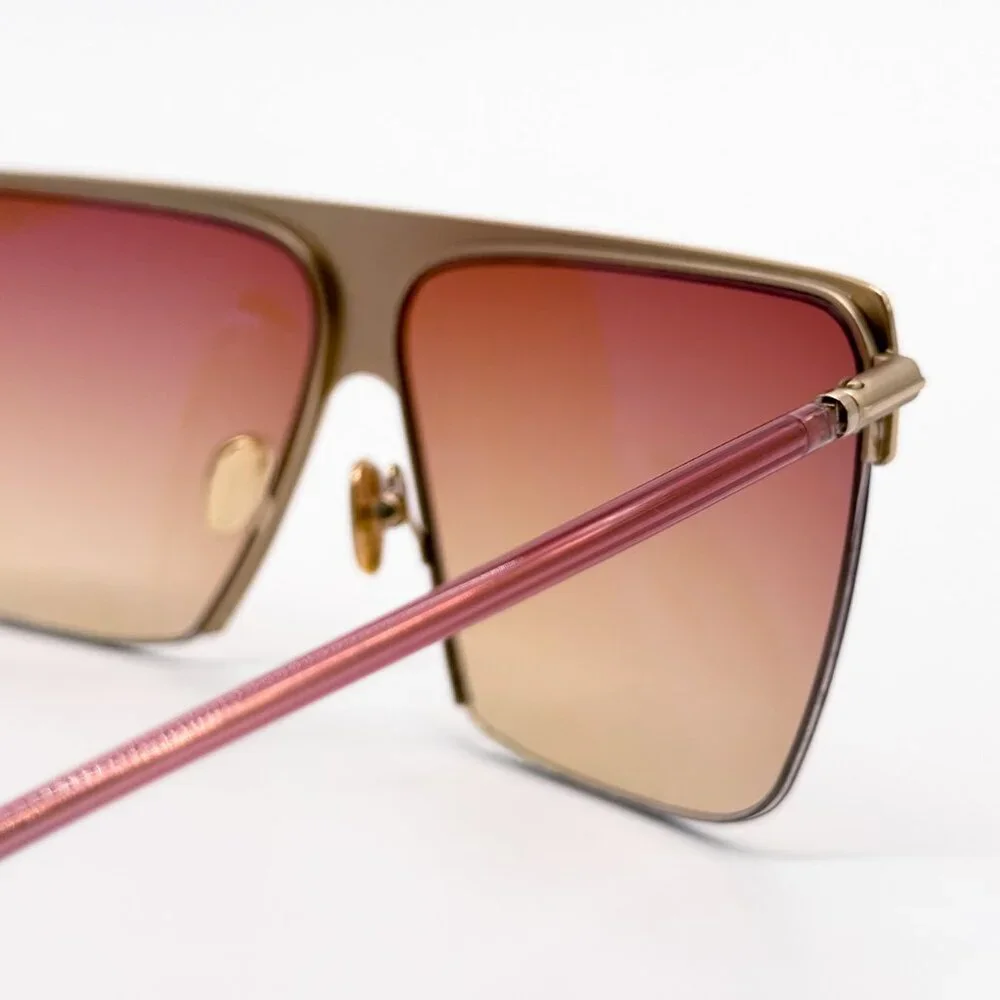 NEW TOM FORD SOFI TF840 28T SUNGLASSES WOMEN ROSE GOLD SQUARE FT0840/S - Picture 6 of 9